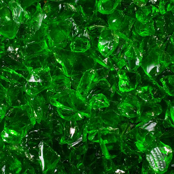 Glassplitt grün - 5-10mm